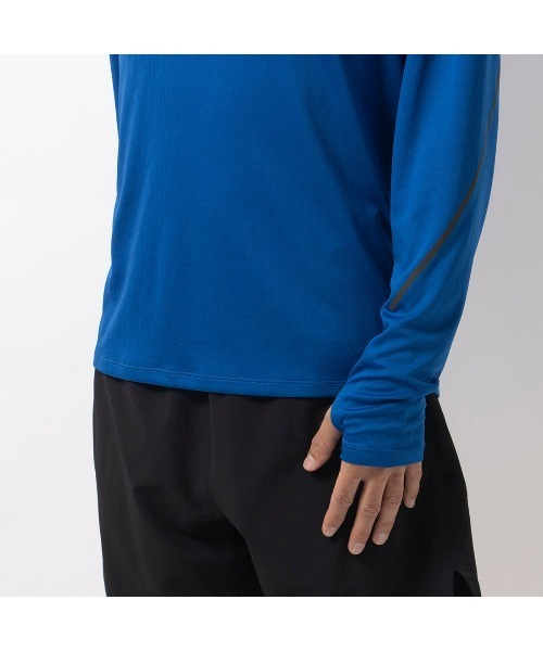 Reebok(リーボック)の「スピード ロングスリーブTシャツ / SPEED LS(Tシャツ/カットソー・メンズ・ブラック/ブルー・XX-LARGE/SMALL/X-SMALL/X-LARGE/MEDIUM/LARGE)」の5枚目の写真