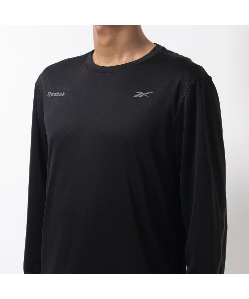 Reebok(リーボック)の「スピード ロングスリーブTシャツ / SPEED LS(Tシャツ/カットソー・メンズ・ブラック/ブルー・XX-LARGE/SMALL/X-SMALL/X-LARGE/MEDIUM/LARGE)」の7枚目の写真