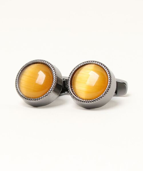 Fun & Daily（ファンアンドデイリー）の「F&D : カラーストーンカフリンクス（カフリンクス・メンズ・グリーン/ホワイト/ブラック/イエロー/ブルー・FREE）」の13枚目の写真