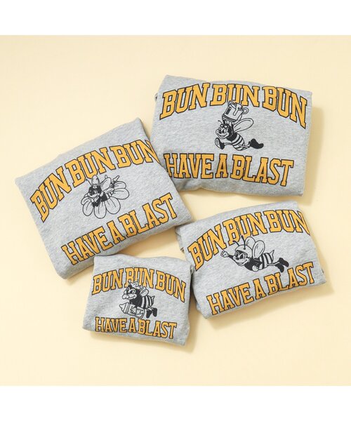 BREEZE（ブリーズ）の「【ファミリーリンク】WEB限定 ゆずみつといっしょトレーナー（パパ）（スウェット・メンズ・グレー/パープル/グリーン・MEDIUM/LARGE）」の16枚目の写真