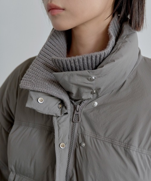 セール】【UNE ORIGINAL】【ハイネック＆襟ありを楽しめる2way仕様