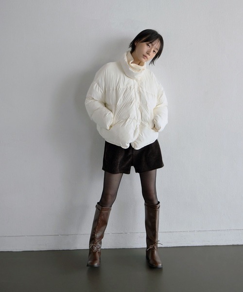 UNE ORIGINAL】【ハイネック＆襟ありを楽しめる2way仕様】ハイネック