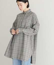 バックタックシャツチュニック