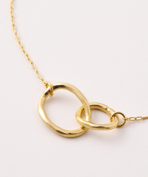 collex（コレックス）の「【Ljud/ユード】ツインリングネックレス（ネックレス・レディース・ゴールド/シルバー・フリー）」の5枚目の写真