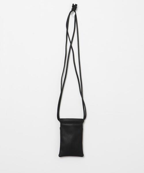 ITEMS URBANRESEARCH（アイテムズ アーバンリサーチ）の「フェイクレザー ミニショルダー BAG（ショルダーバッグ・メンズ・ブラック・-）」の5枚目の写真