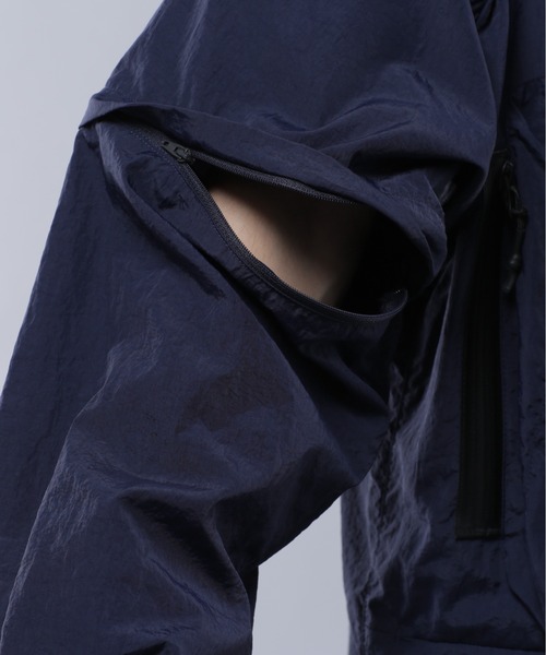 MANASTASH(マナスタッシュ)の「MANASTASH/マナスタッシュ/2WAY EXTRA MILE CARGO POCKET SHIRTS/2WAYエクストラマイル カーゴポケットシャツ(シャツ/ブラウス・メンズ・ブラック/ネイビー/グレー・L/XL/M/S)」の15枚目の写真