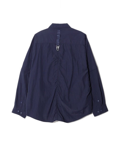MANASTASH(マナスタッシュ)の「MANASTASH/マナスタッシュ/2WAY EXTRA MILE CARGO POCKET SHIRTS/2WAYエクストラマイル カーゴポケットシャツ(シャツ/ブラウス・メンズ・ブラック/ネイビー/グレー・L/XL/M/S)」の17枚目の写真