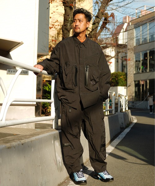 MANASTASH(マナスタッシュ)の「MANASTASH/マナスタッシュ/2WAY EXTRA MILE CARGO POCKET SHIRTS/2WAYエクストラマイル カーゴポケットシャツ(シャツ/ブラウス・メンズ・ブラック/ネイビー/グレー・L/XL/M/S)」の21枚目の写真