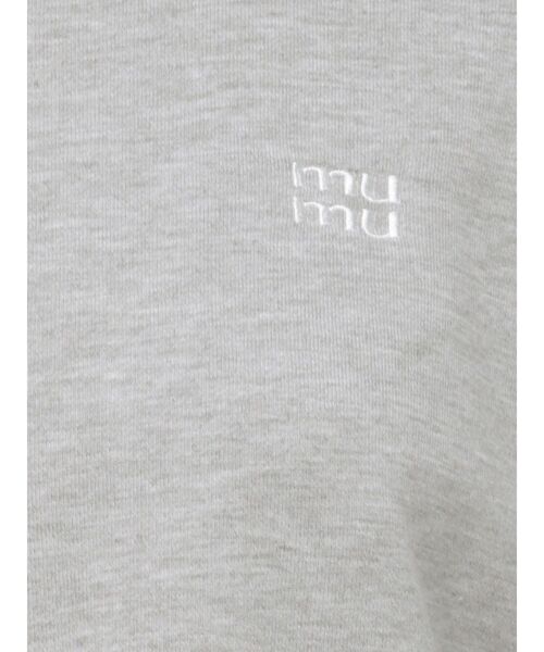 MURUA（ムルーア）の「mumuロゴクロップトスウェット（スウェット・レディース・グレー/ブルー/ホワイト・FREE）」の19枚目の写真