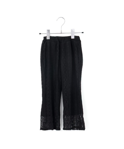 MAKE YOUR DAY(メイクユアデイ)の「ラッセルレースパンツ■80~140cm(その他パンツ・キッズ・ブラック/オフホワイト・80/90/100/110/120/130/140)」の2枚目の写真