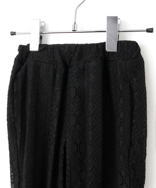 MAKE YOUR DAY(メイクユアデイ)の「ラッセルレースパンツ■80~140cm(その他パンツ・キッズ・ブラック/オフホワイト・80/90/100/110/120/130/140)」の11枚目の写真