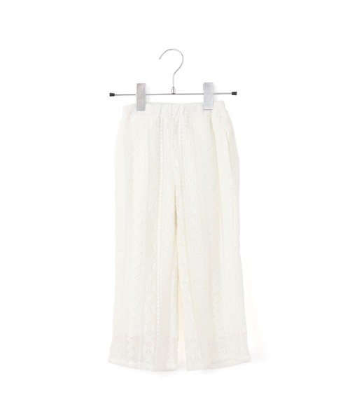 MAKE YOUR DAY(メイクユアデイ)の「ラッセルレースパンツ■80~140cm(その他パンツ・キッズ・ブラック/オフホワイト・80/90/100/110/120/130/140)」の8枚目の写真