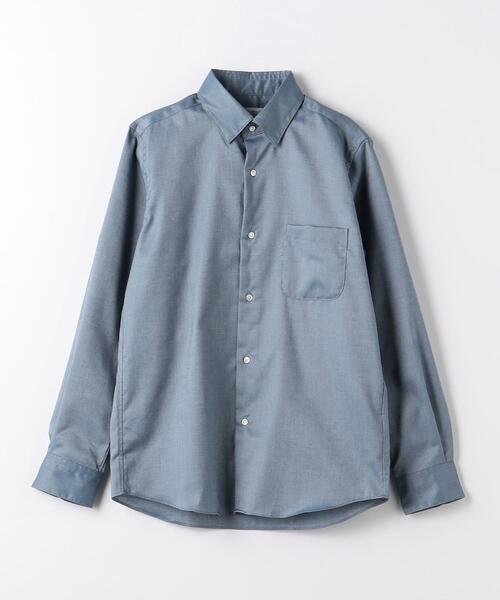 green label relaxing（グリーンレーベルリラクシング）の「エブリット オックスフォード ムジ スナップ ボタンダウン ドレスシャツ -イージーアイロン-（シャツ/ブラウス・メンズ・ライトグレー/ネイビー・XL/L/M/S）」の12枚目の写真