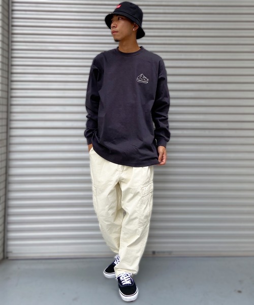 BILLABONG(ビラボン)の「BILLABONG/ビラボン ロゴロンT バックロゴ クルーネックロンT BE011-053(Tシャツ/カットソー・メンズ・オフホワイト/セージグリーン/スミクロ・M/L/XL)」の19枚目の写真