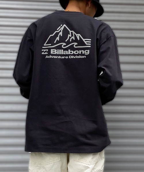 BILLABONG(ビラボン)の「BILLABONG/ビラボン ロゴロンT バックロゴ クルーネックロンT BE011-053(Tシャツ/カットソー・メンズ・オフホワイト/セージグリーン/スミクロ・M/L/XL)」の20枚目の写真