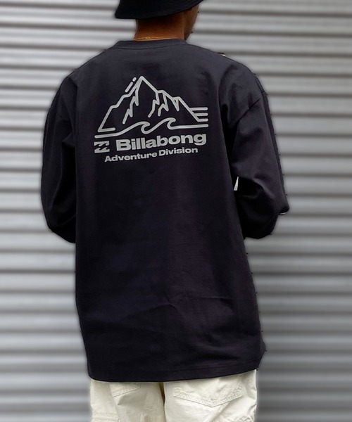 BILLABONG(ビラボン)の「BILLABONG/ビラボン ロゴロンT バックロゴ クルーネックロンT BE011-053(Tシャツ/カットソー・メンズ・オフホワイト/セージグリーン/スミクロ・M/L/XL)」の15枚目の写真