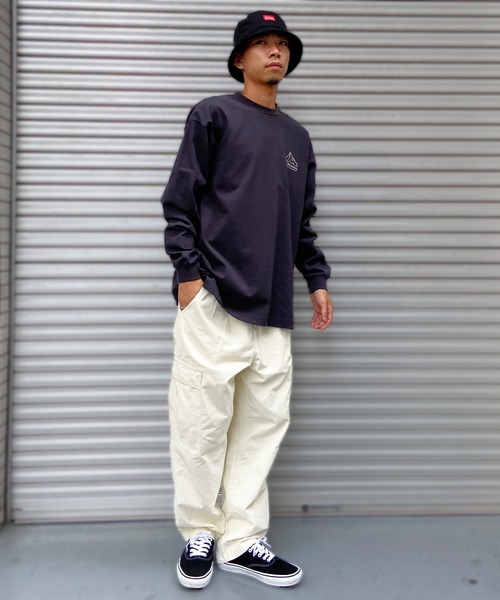 BILLABONG(ビラボン)の「BILLABONG/ビラボン ロゴロンT バックロゴ クルーネックロンT BE011-053(Tシャツ/カットソー・メンズ・オフホワイト/セージグリーン/スミクロ・M/L/XL)」の17枚目の写真