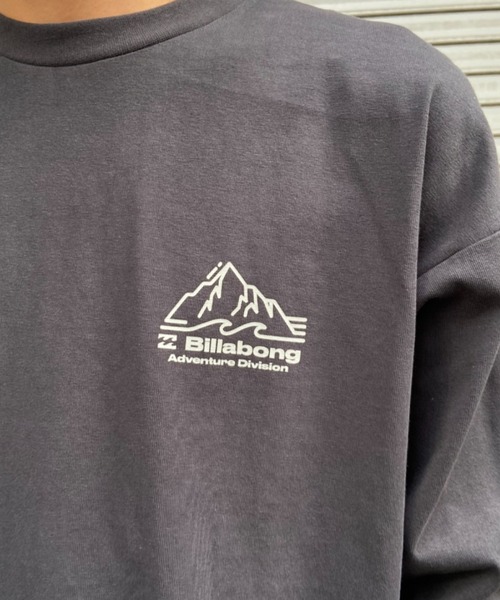 BILLABONG(ビラボン)の「BILLABONG/ビラボン ロゴロンT バックロゴ クルーネックロンT BE011-053(Tシャツ/カットソー・メンズ・オフホワイト/セージグリーン/スミクロ・M/L/XL)」の5枚目の写真