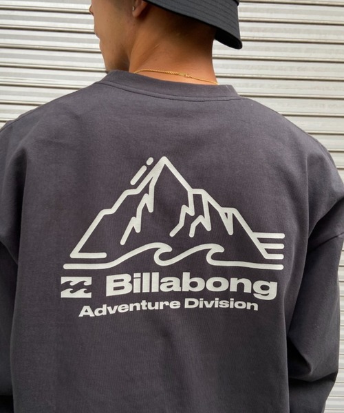 BILLABONG(ビラボン)の「BILLABONG/ビラボン ロゴロンT バックロゴ クルーネックロンT BE011-053(Tシャツ/カットソー・メンズ・オフホワイト/セージグリーン/スミクロ・M/L/XL)」の9枚目の写真