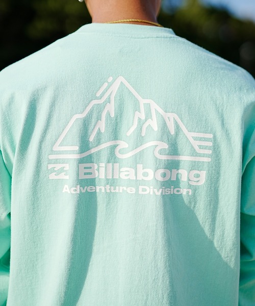 BILLABONG(ビラボン)の「BILLABONG/ビラボン ロゴロンT バックロゴ クルーネックロンT BE011-053(Tシャツ/カットソー・メンズ・オフホワイト/セージグリーン/スミクロ・M/L/XL)」の10枚目の写真