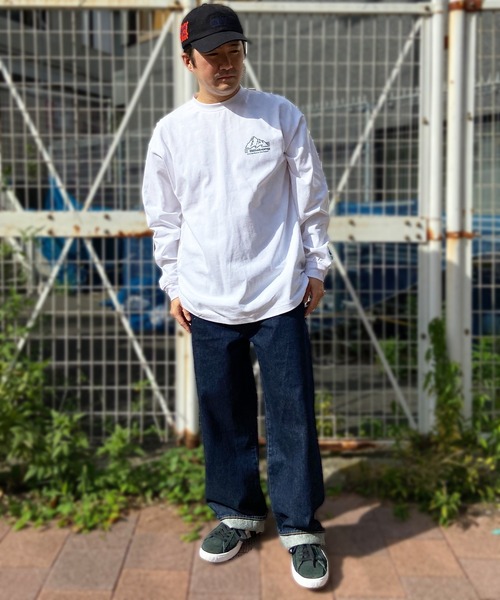 BILLABONG(ビラボン)の「BILLABONG/ビラボン ロゴロンT バックロゴ クルーネックロンT BE011-053(Tシャツ/カットソー・メンズ・オフホワイト/セージグリーン/スミクロ・M/L/XL)」の14枚目の写真