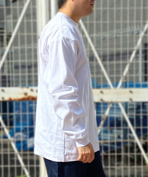 BILLABONG(ビラボン)の「BILLABONG/ビラボン ロゴロンT バックロゴ クルーネックロンT BE011-053(Tシャツ/カットソー・メンズ・オフホワイト/セージグリーン/スミクロ・M/L/XL)」の13枚目の写真