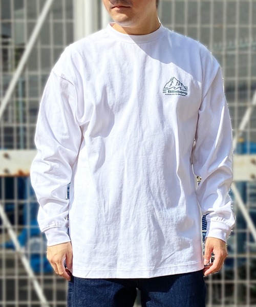 BILLABONG(ビラボン)の「BILLABONG/ビラボン ロゴロンT バックロゴ クルーネックロンT BE011-053(Tシャツ/カットソー・メンズ・オフホワイト/セージグリーン/スミクロ・M/L/XL)」の12枚目の写真