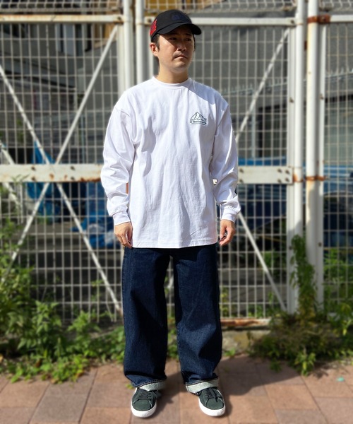 BILLABONG(ビラボン)の「BILLABONG/ビラボン ロゴロンT バックロゴ クルーネックロンT BE011-053(Tシャツ/カットソー・メンズ・オフホワイト/セージグリーン/スミクロ・M/L/XL)」の18枚目の写真