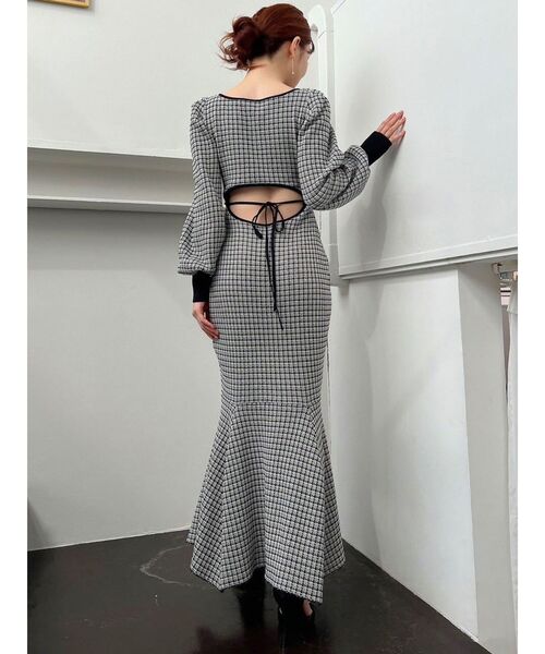 N゜ 21 ワンピース レディース ツィード ツイードノースリミニワンピース[品番：MKSW0059117]｜RESEXXY