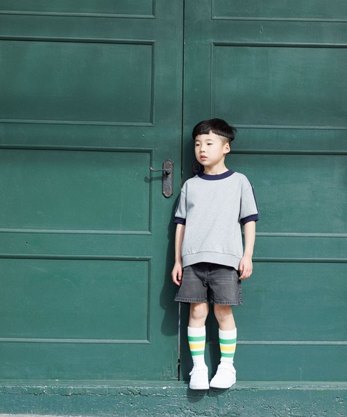 LOWRYS FARM(ローリーズファーム)の「デニムショートパンツ 993734(デニムパンツ・キッズ・ライトブルー/ブルー/ブラック・120cm/130cm/150cm/140cm/110cm)」の22枚目の写真