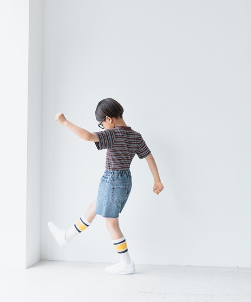 LOWRYS FARM(ローリーズファーム)の「デニムショートパンツ 993734(デニムパンツ・キッズ・ライトブルー/ブルー/ブラック・120cm/130cm/150cm/140cm/110cm)」の15枚目の写真