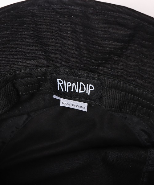 RIPNDIP（リップンディップ）の「RIPNDIP/リップンディップ LORD ALIEN BUCKET HAT ハット（ハット・メンズ・ブラック・FREE）」の8枚目の写真