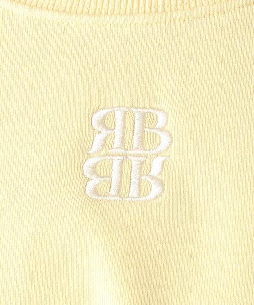 RAGEBLUE(レイジブルー)の「ロゴ刺繍/ボリューム袖ショートスウェット(スウェット・レディース・パープル/イエロー/杢グレー・FREE)」の22枚目の写真