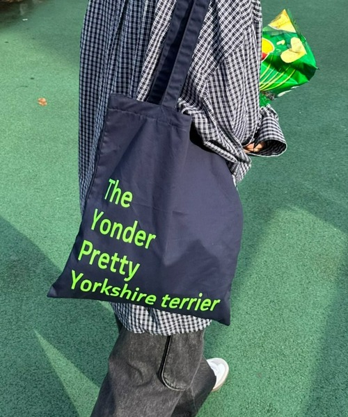 CIAOPANIC TYPY（チャオパニックティピー）の「【UNISEX】ロゴトートバッグ（トートバッグ・メンズ・アイボリー/サックスブルー/ネイビー/オレンジ/ベージュ・FREE）」の3枚目の写真