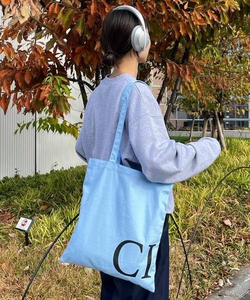 CIAOPANIC TYPY（チャオパニックティピー）の「【UNISEX】ロゴトートバッグ（トートバッグ・メンズ・アイボリー/サックスブルー/ネイビー/オレンジ/ベージュ・FREE）」の10枚目の写真