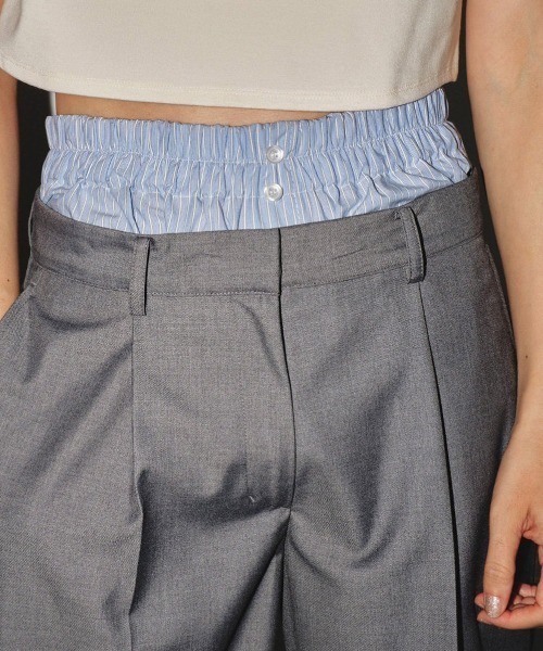 TODAYFUL（トゥデイフル）の「TODAYFUL Double Waist Trousers