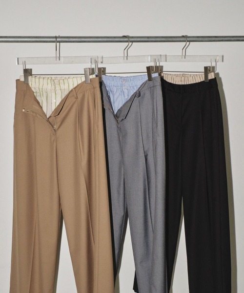 TODAYFUL（トゥデイフル）の「TODAYFUL Double Waist Trousers