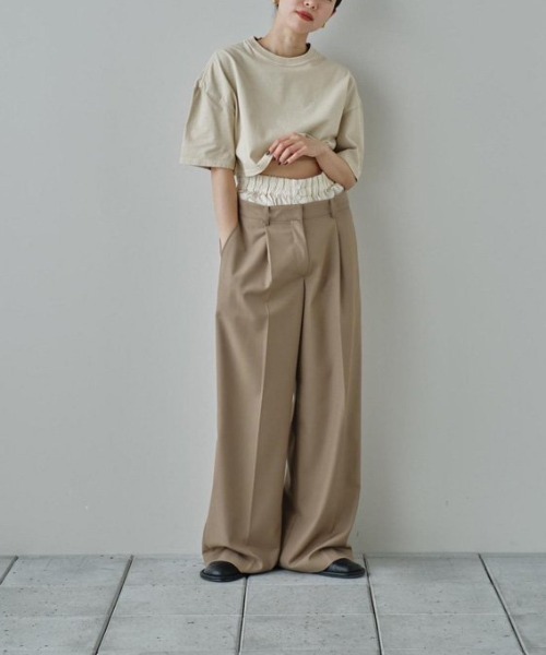 TODAYFUL トゥデイフル ダブルウエストトラウザース TODAYFUL ＼SALE40%OFF／即日発送/TODAYFUL トゥデイフル Double