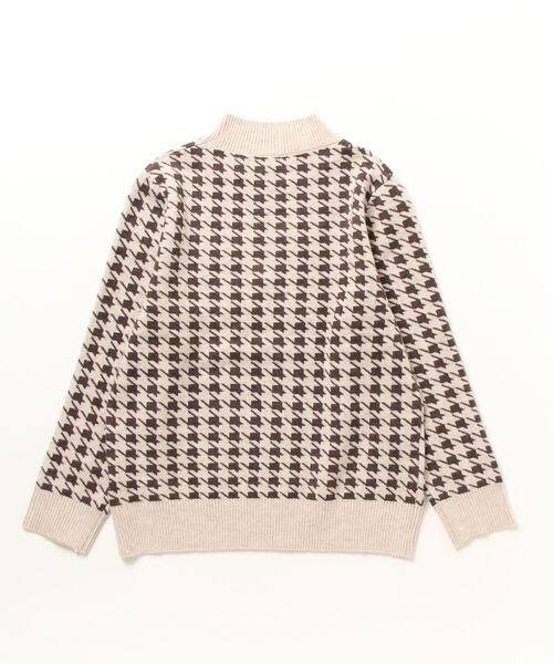 ニット セーター chiaro 千鳥ハイネックニット レディース chiaro ニット セーター 千鳥ハイネックニット レディース