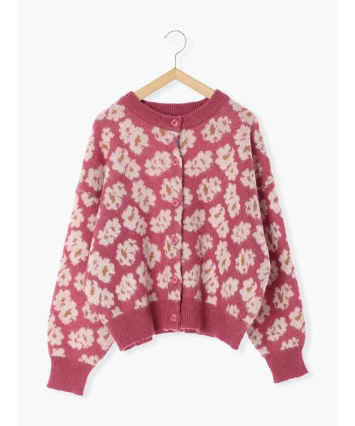 ehka sopo（エヘカソポ）の「花ジャカードクルーカーディガン（カーディガン/ボレロ・レディース・グレー/グリーン/ピンク/ベージュ/ブルー・F）」の17枚目の写真