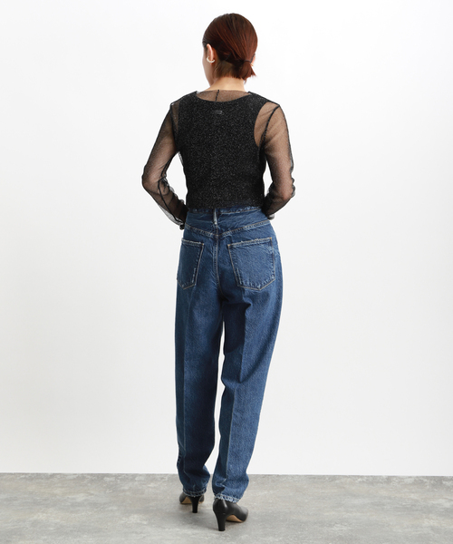 パンツ Iena 2024ss Upper Hights The Miss 24 upper hights/アッパーハイツ】MISS ANKLE TWIST デニムパンツ
