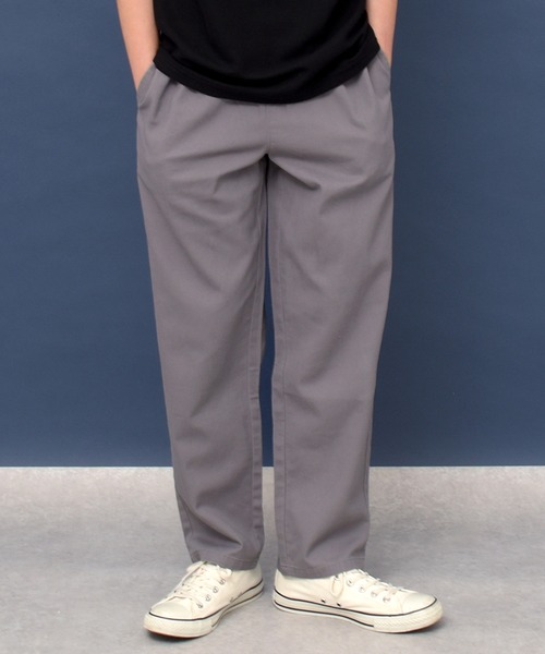 GLAZOS（グラソス）の「【プチプラ】[ワイドテーパード]コットンツイル・シェフパンツ（その他パンツ・キッズ・ブラック/カーキ/ネイビー/ベージュ/チャコールグレー・170cm/150cm/140cm/160cm）」の2枚目の写真