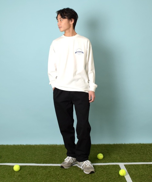 GLAZOS（グラソス）の「【プチプラ】[ワイドテーパード]コットンツイル・シェフパンツ（その他パンツ・キッズ・ブラック/カーキ/ネイビー/ベージュ/チャコールグレー・170cm/150cm/140cm/160cm）」の6枚目の写真