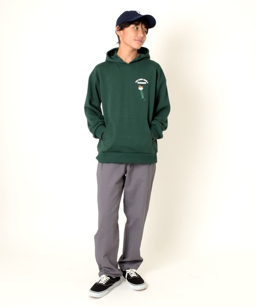 GLAZOS（グラソス）の「【プチプラ】[ワイドテーパード]コットンツイル・シェフパンツ（その他パンツ・キッズ・ブラック/カーキ/ネイビー/ベージュ/チャコールグレー・170cm/150cm/140cm/160cm）」の9枚目の写真