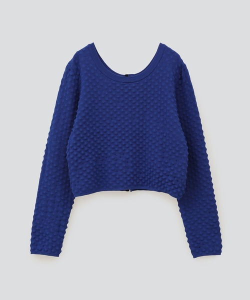 CONVERSE TOKYO(コンバーストウキョウ)の「2WAY POPCORN KNIT CARDIGAN(ニット/セーター・レディース・ピンク/ブラック/ブルー・FREE)」の10枚目の写真