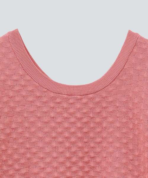 CONVERSE TOKYO(コンバーストウキョウ)の「2WAY POPCORN KNIT CARDIGAN(ニット/セーター・レディース・ピンク/ブラック/ブルー・FREE)」の15枚目の写真