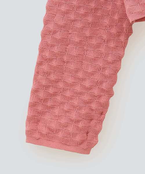 CONVERSE TOKYO(コンバーストウキョウ)の「2WAY POPCORN KNIT CARDIGAN(ニット/セーター・レディース・ピンク/ブラック/ブルー・FREE)」の16枚目の写真