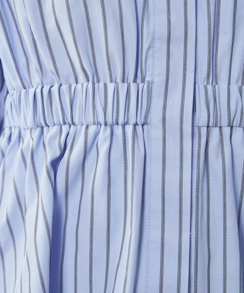 CHIC STYLE(シックスタイル)の「<大きいサイズ>パフスリーブギャザーブラウス シックスタイル (シャツ/ブラウス・レディース・ブルー系/ホワイト系・LL/3L/4L/5L/L)」の15枚目の写真