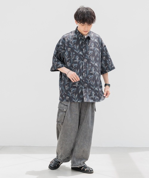 RAGEBLUE(レイジブルー)の「OVER DYE VINTAGE DENIM CARGO PANTS / 10オンス/ヴィンテージライクデニム/カーゴパンツ/パラシュートパンツ(デニムパンツ・メンズ・ブルー系その他/グレー/ブルー・MEDIUM/LARGE/SMALL)」の17枚目の写真