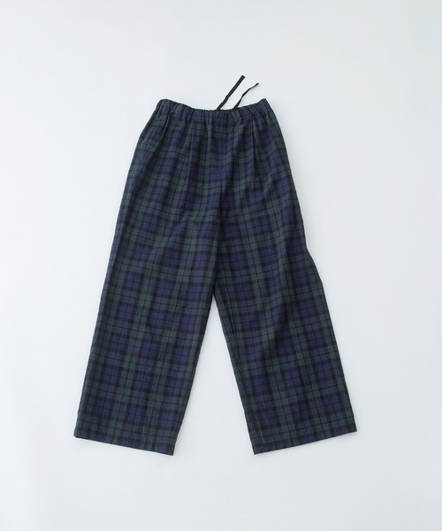 nop de nod（ノップドゥノッド）の「リネンコットンワイドパンツ（その他パンツ・レディース・ブラック/キナリ/スミクロ/ネイビー・3）」の9枚目の写真